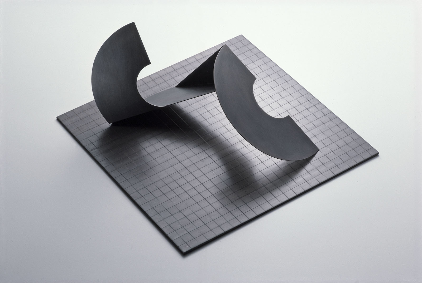 Folded Steel Alphabet Sculpture "C" | Takenobu Igarashi